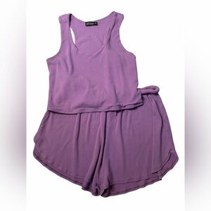 Liz & Sara Ribbed Knit short set